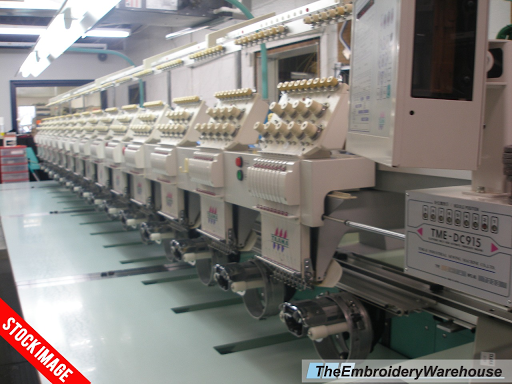 ID#1461 - Tajima TME-DC915 Commercial Embroidery Machine.  Year 1997 : 15 : 9 - www.TheEmbroideryWarehouse.com